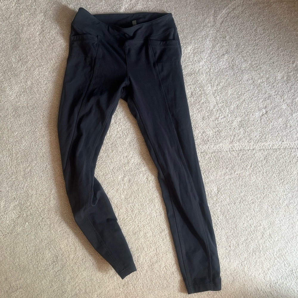 Athleta dark gray yoga leggings XS